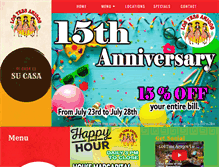Tablet Screenshot of lostresamigosonline.com